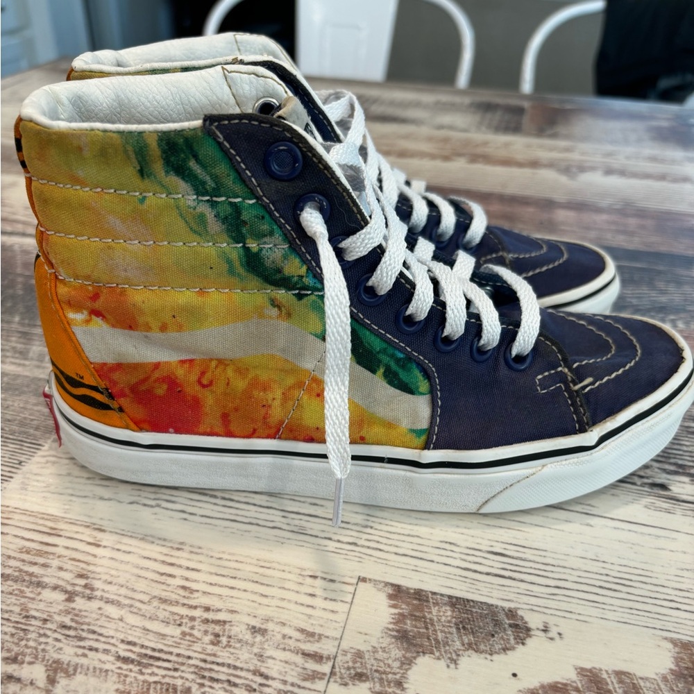 VANS Crayola Mash up melt, SK8 HI Tops. Sz M4/W5.5